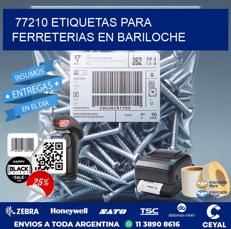 77210 ETIQUETAS PARA FERRETERIAS EN BARILOCHE