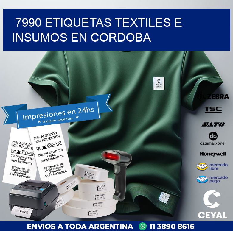 7990 ETIQUETAS TEXTILES E INSUMOS EN CORDOBA
