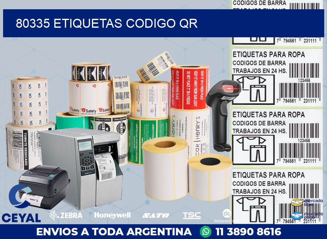 80335 ETIQUETAS CODIGO QR