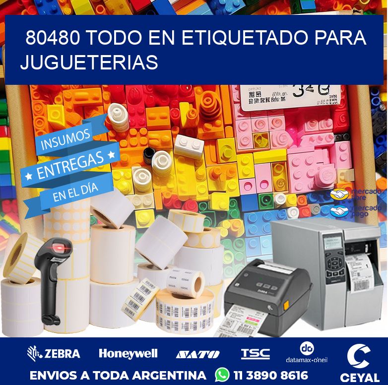 80480 TODO EN ETIQUETADO PARA JUGUETERIAS