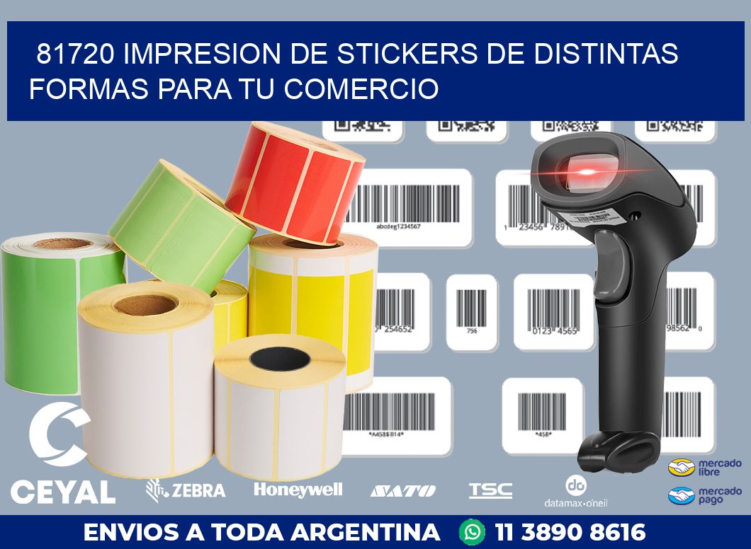 81720 IMPRESION DE STICKERS DE DISTINTAS FORMAS PARA TU COMERCIO