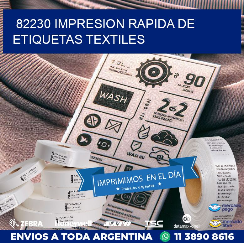 82230 IMPRESION RAPIDA DE ETIQUETAS TEXTILES