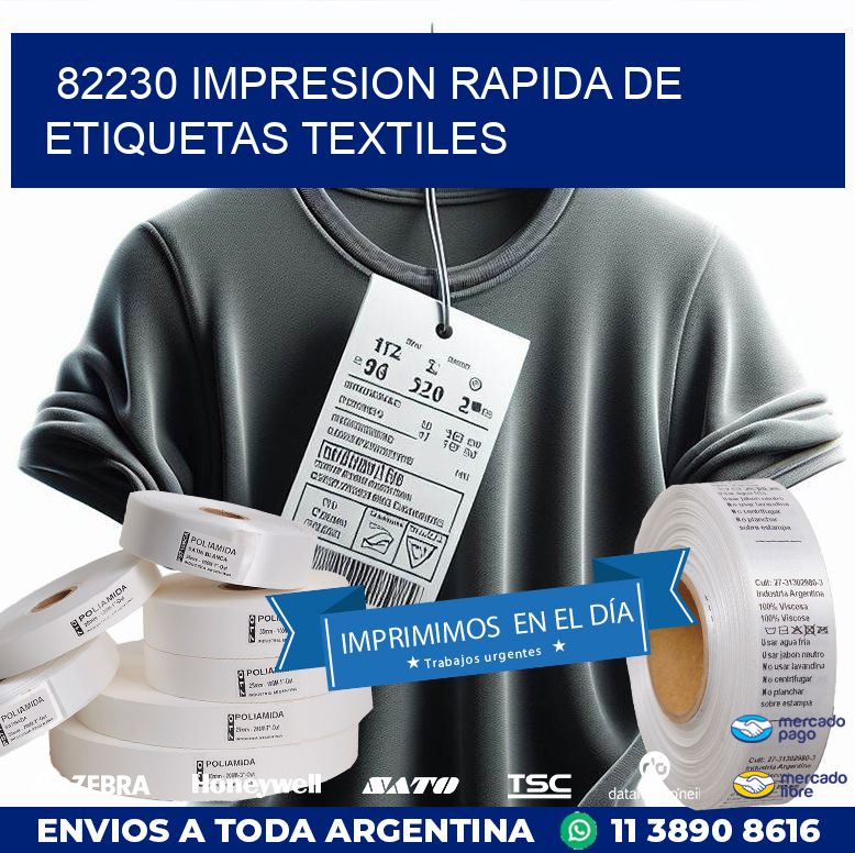 82230 IMPRESION RAPIDA DE ETIQUETAS TEXTILES