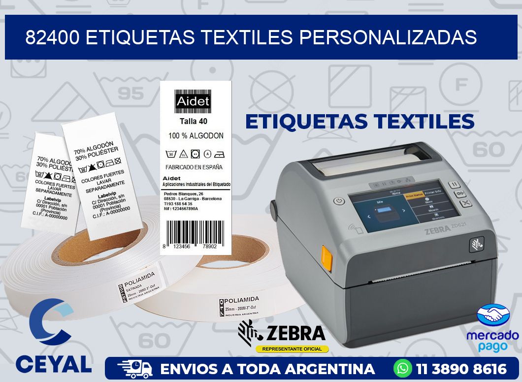 82400 ETIQUETAS TEXTILES PERSONALIZADAS