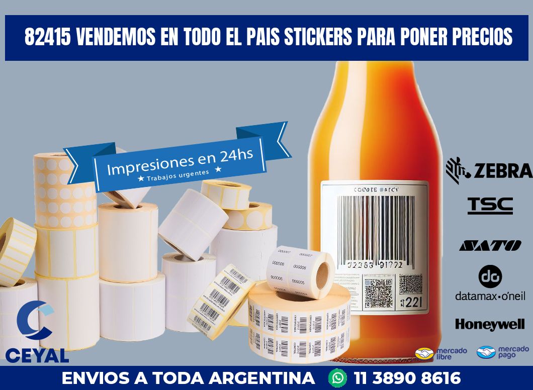 82415 VENDEMOS EN TODO EL PAIS STICKERS PARA PONER PRECIOS