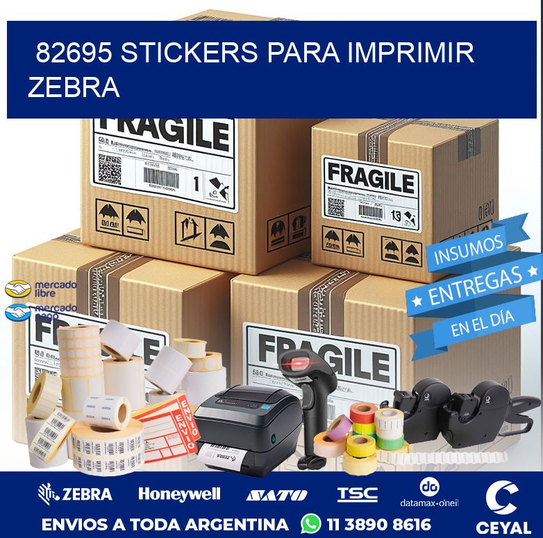 82695 STICKERS PARA IMPRIMIR ZEBRA