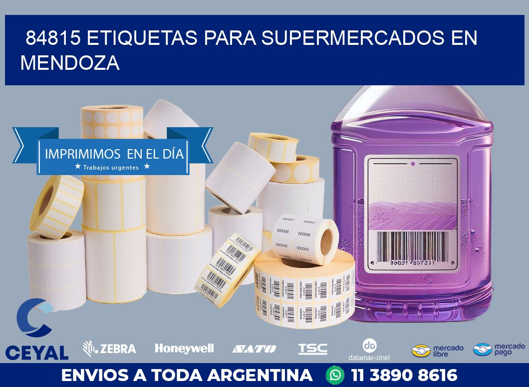 84815 ETIQUETAS PARA SUPERMERCADOS EN MENDOZA