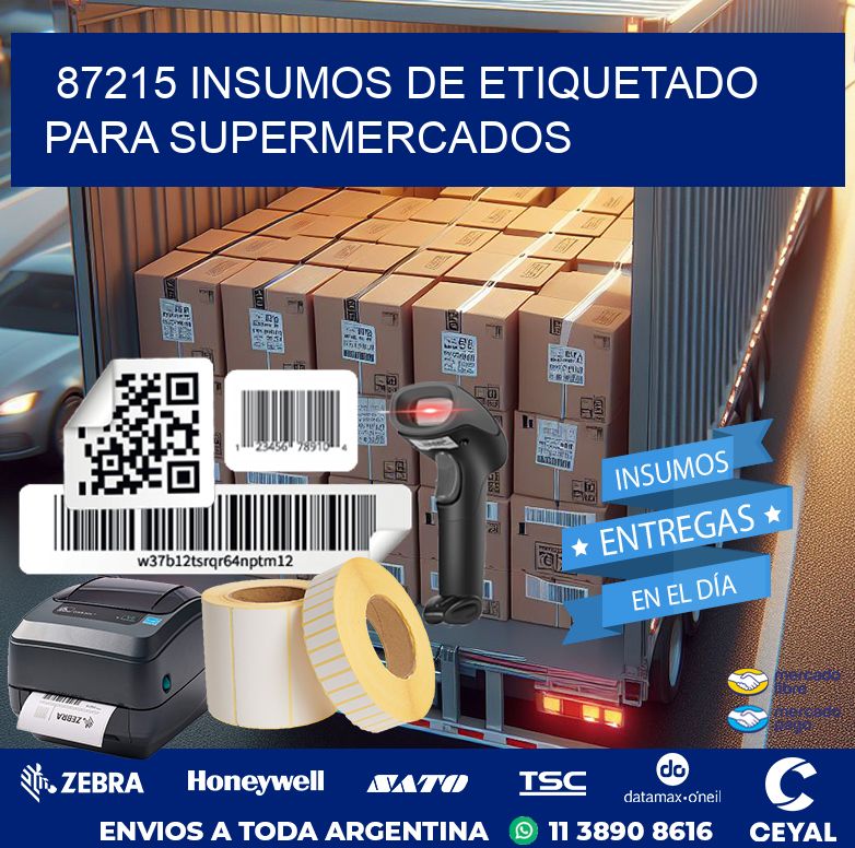 87215 INSUMOS DE ETIQUETADO PARA SUPERMERCADOS