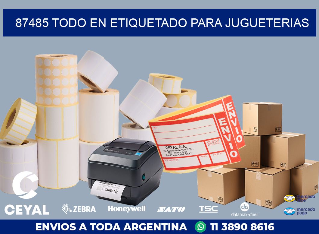 87485 TODO EN ETIQUETADO PARA JUGUETERIAS