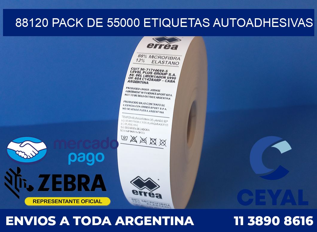 88120 PACK DE 55000 ETIQUETAS AUTOADHESIVAS