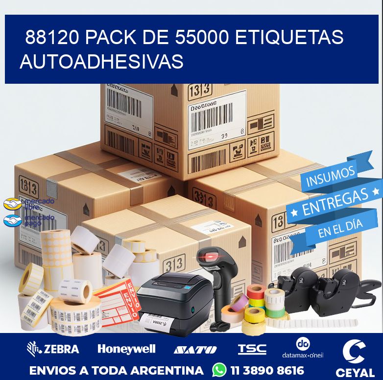 88120 PACK DE 55000 ETIQUETAS AUTOADHESIVAS