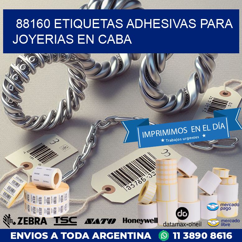 88160 ETIQUETAS ADHESIVAS PARA JOYERIAS EN CABA