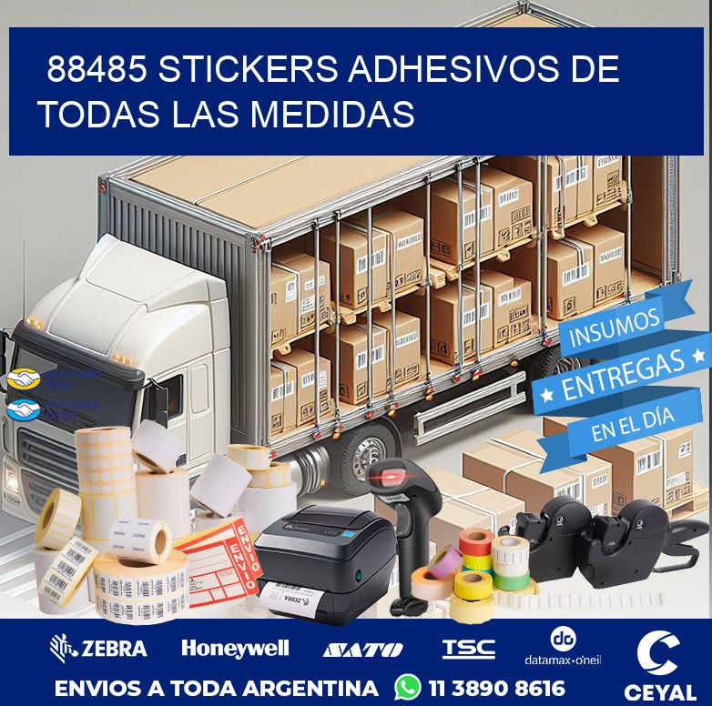 88485 STICKERS ADHESIVOS DE TODAS LAS MEDIDAS