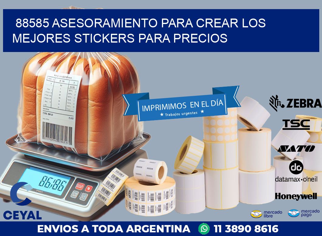 88585 ASESORAMIENTO PARA CREAR LOS MEJORES STICKERS PARA PRECIOS