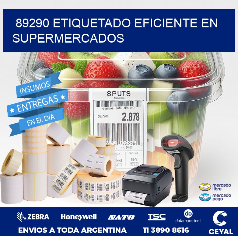 89290 ETIQUETADO EFICIENTE EN SUPERMERCADOS