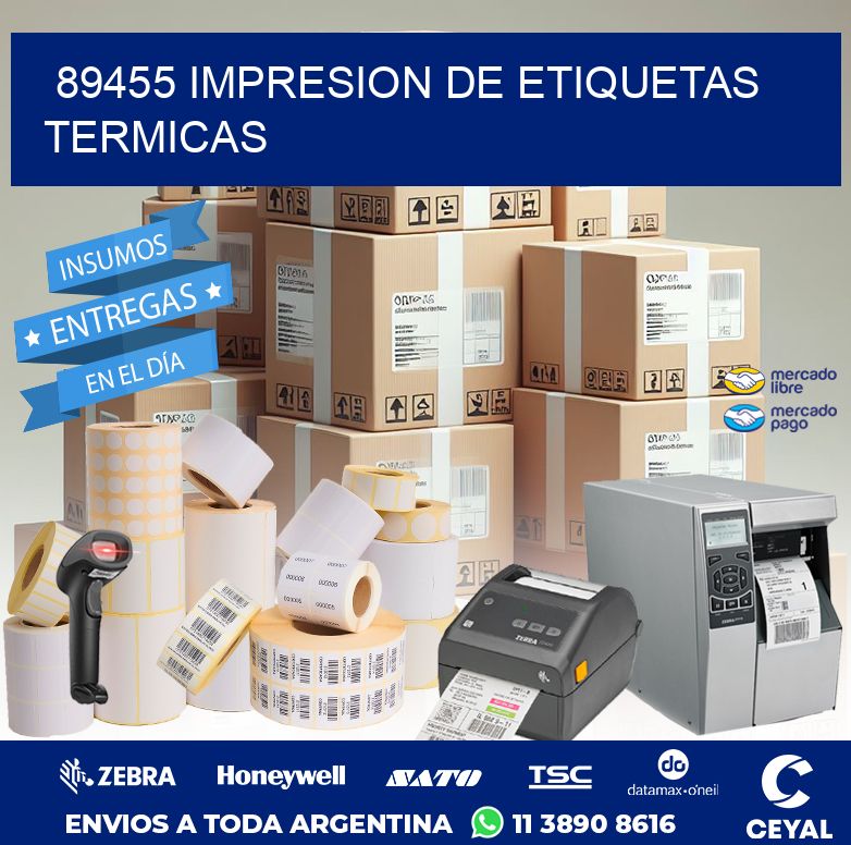 89455 IMPRESION DE ETIQUETAS TERMICAS
