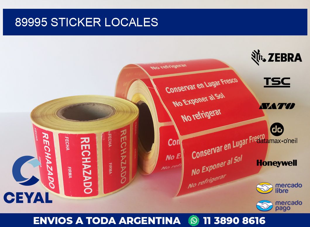 89995 STICKER LOCALES