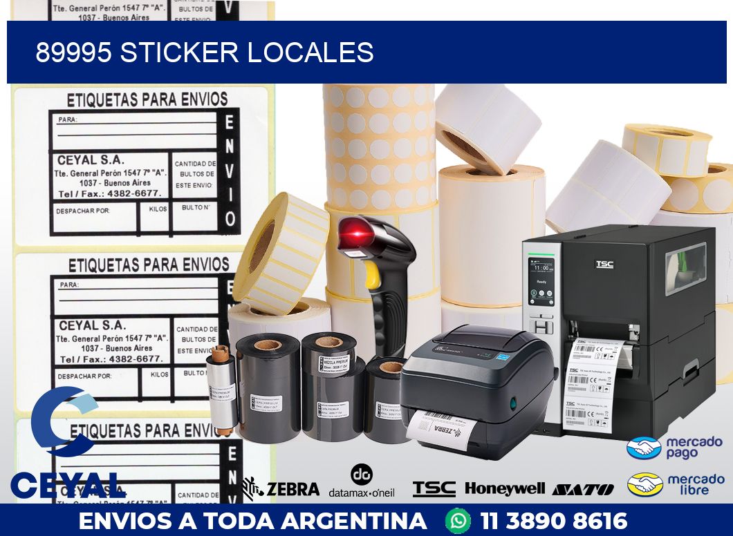 89995 STICKER LOCALES