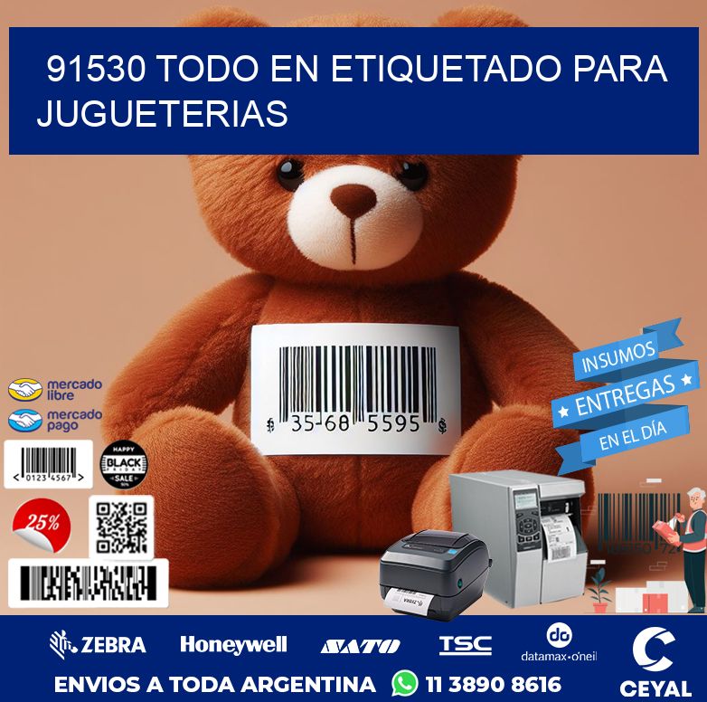 91530 TODO EN ETIQUETADO PARA JUGUETERIAS