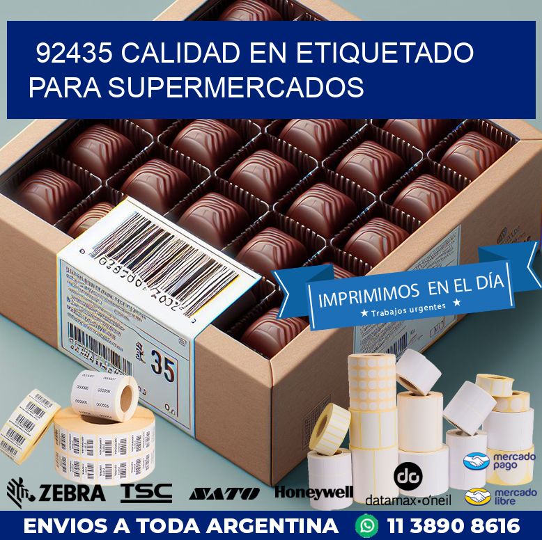 92435 CALIDAD EN ETIQUETADO PARA SUPERMERCADOS