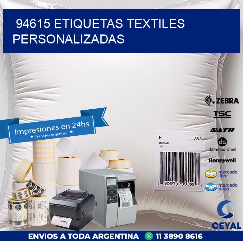 94615 ETIQUETAS TEXTILES PERSONALIZADAS