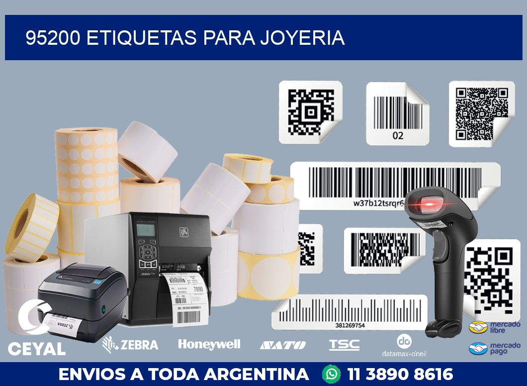 95200 ETIQUETAS PARA JOYERIA