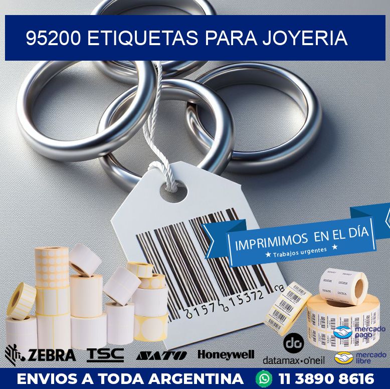 95200 ETIQUETAS PARA JOYERIA