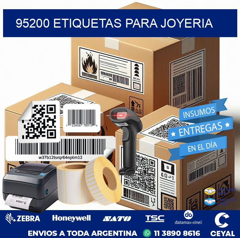 95200 ETIQUETAS PARA JOYERIA
