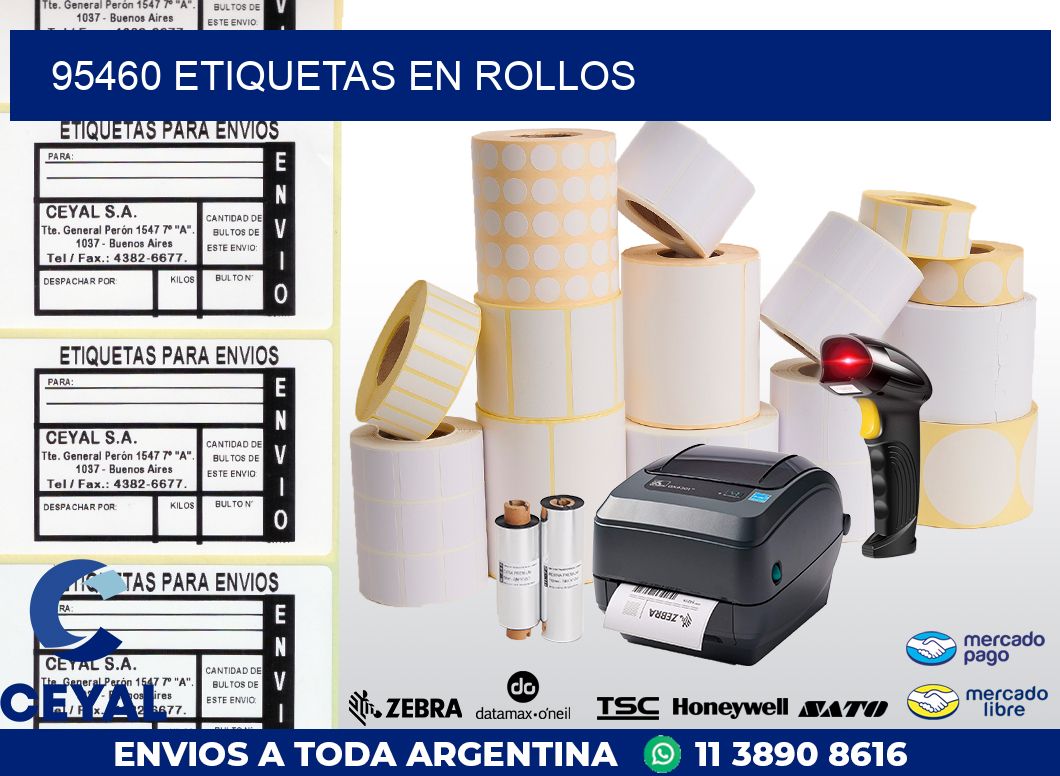 95460 ETIQUETAS EN ROLLOS
