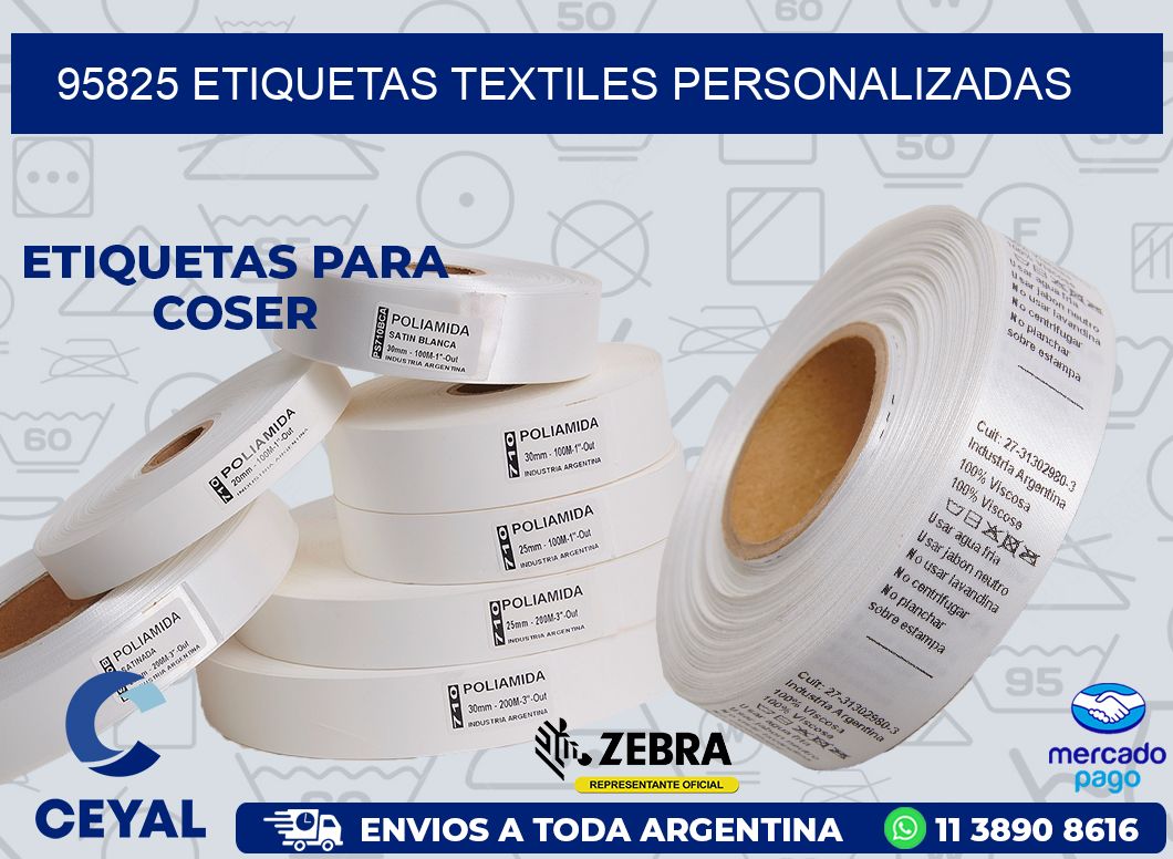 95825 ETIQUETAS TEXTILES PERSONALIZADAS