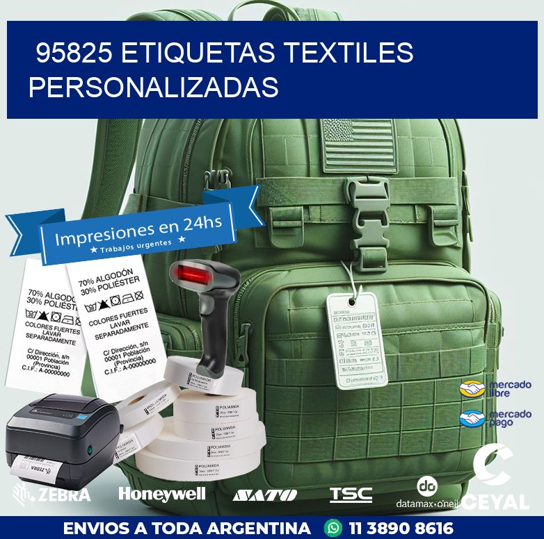 95825 ETIQUETAS TEXTILES PERSONALIZADAS