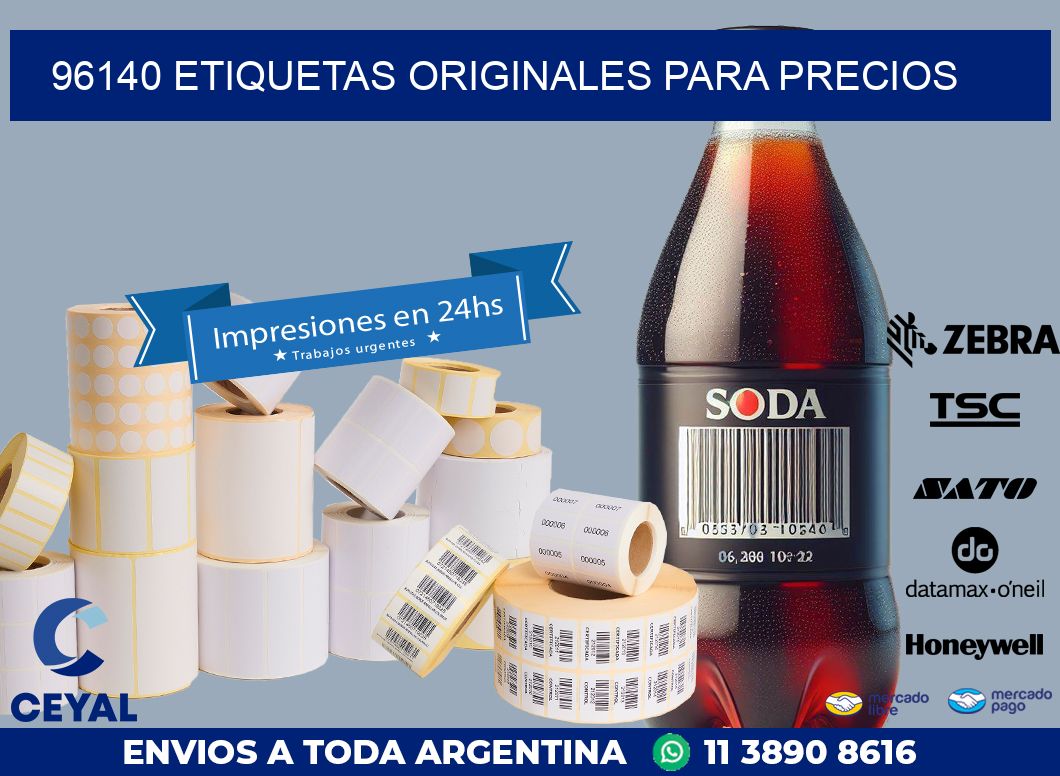 96140 ETIQUETAS ORIGINALES PARA PRECIOS