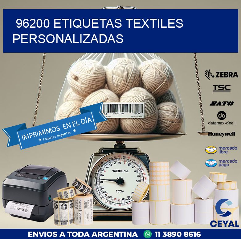 96200 ETIQUETAS TEXTILES PERSONALIZADAS