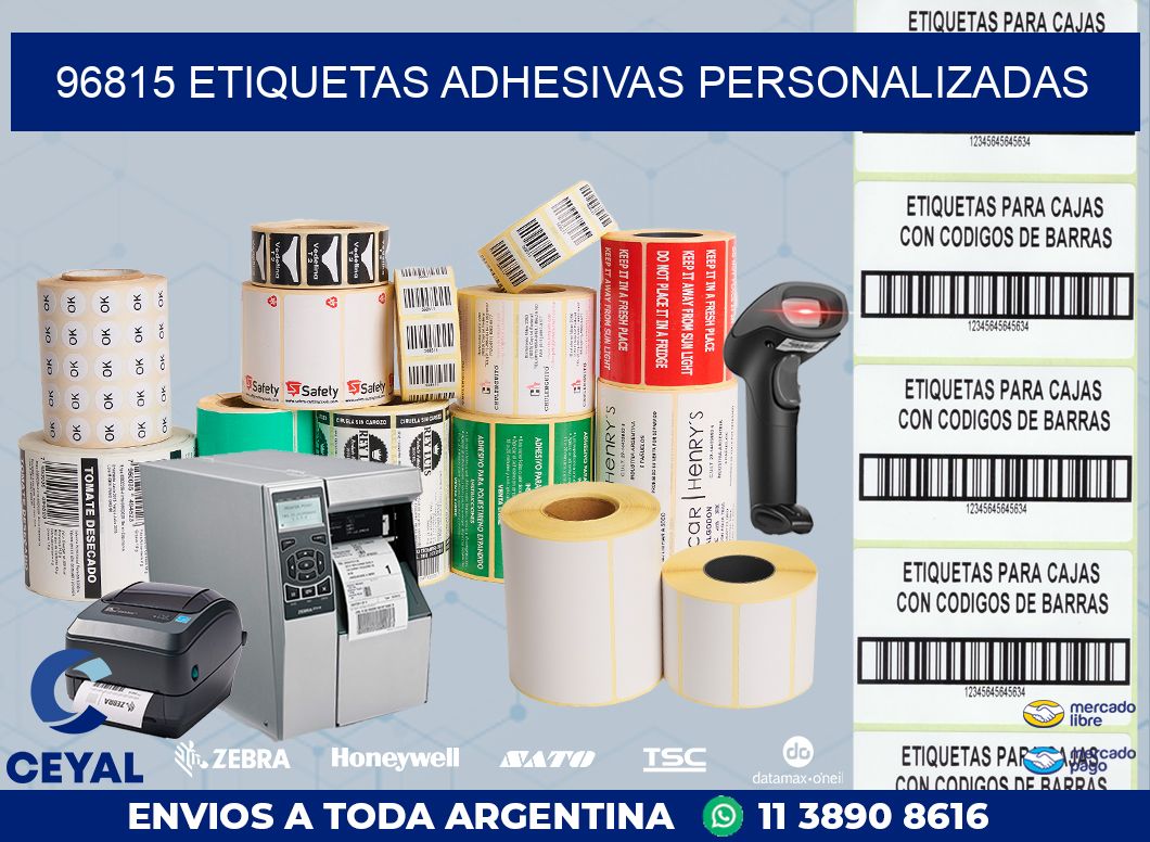 96815 ETIQUETAS ADHESIVAS PERSONALIZADAS