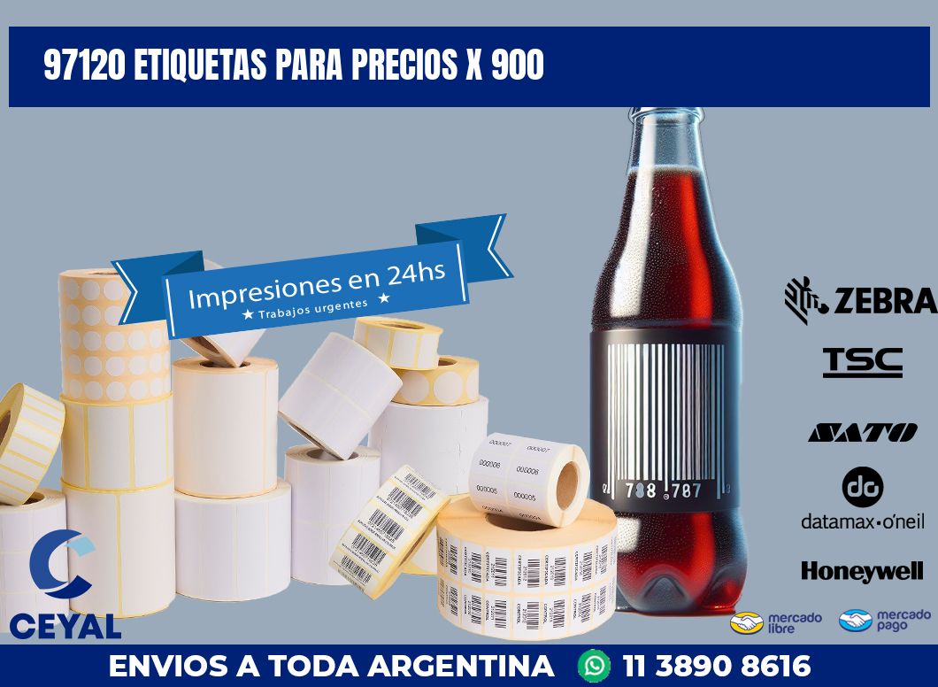 97120 ETIQUETAS PARA PRECIOS X 900