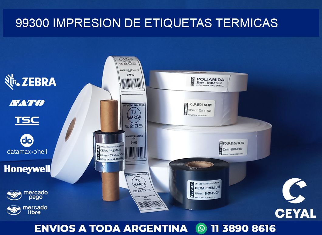99300 IMPRESION DE ETIQUETAS TERMICAS