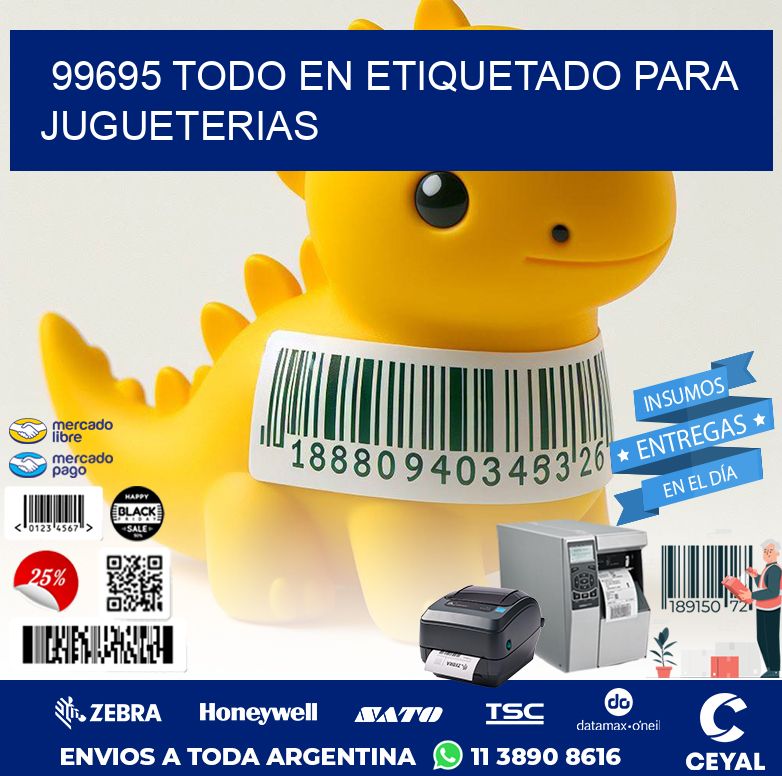 99695 TODO EN ETIQUETADO PARA JUGUETERIAS