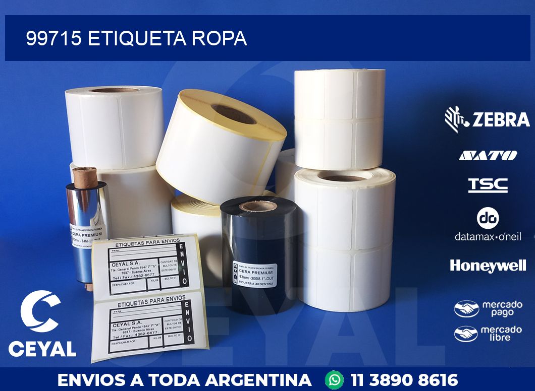99715 ETIQUETA ROPA