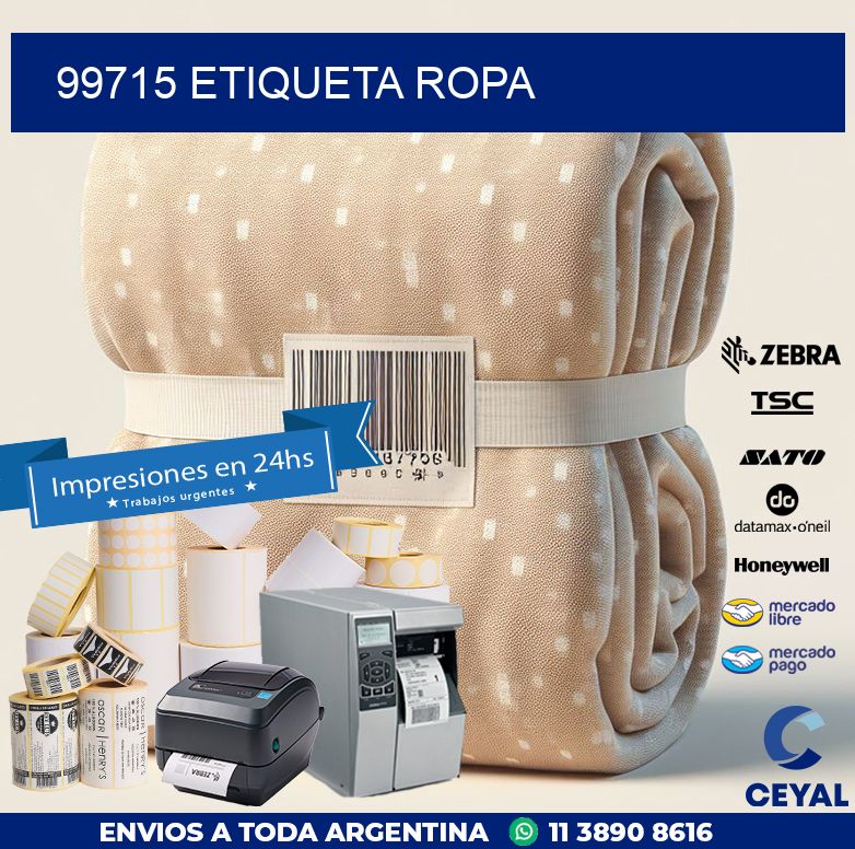 99715 ETIQUETA ROPA