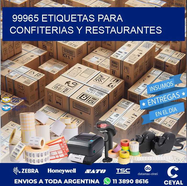 99965 ETIQUETAS PARA CONFITERIAS Y RESTAURANTES