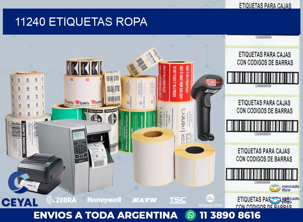 11240 ETIQUETAS ROPA