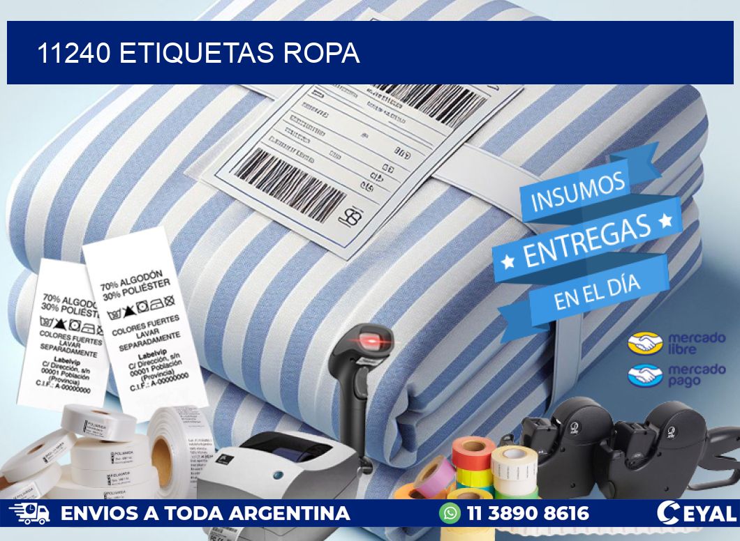 11240 ETIQUETAS ROPA