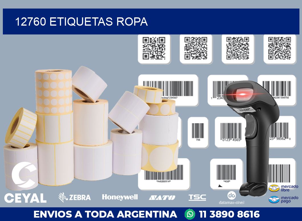 12760 ETIQUETAS ROPA