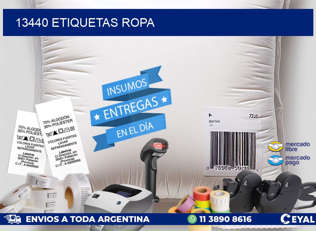 13440 ETIQUETAS ROPA