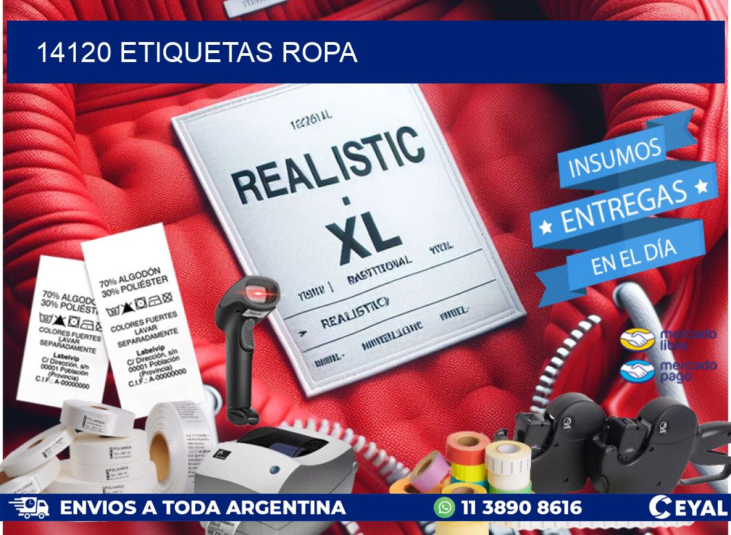 14120 ETIQUETAS ROPA