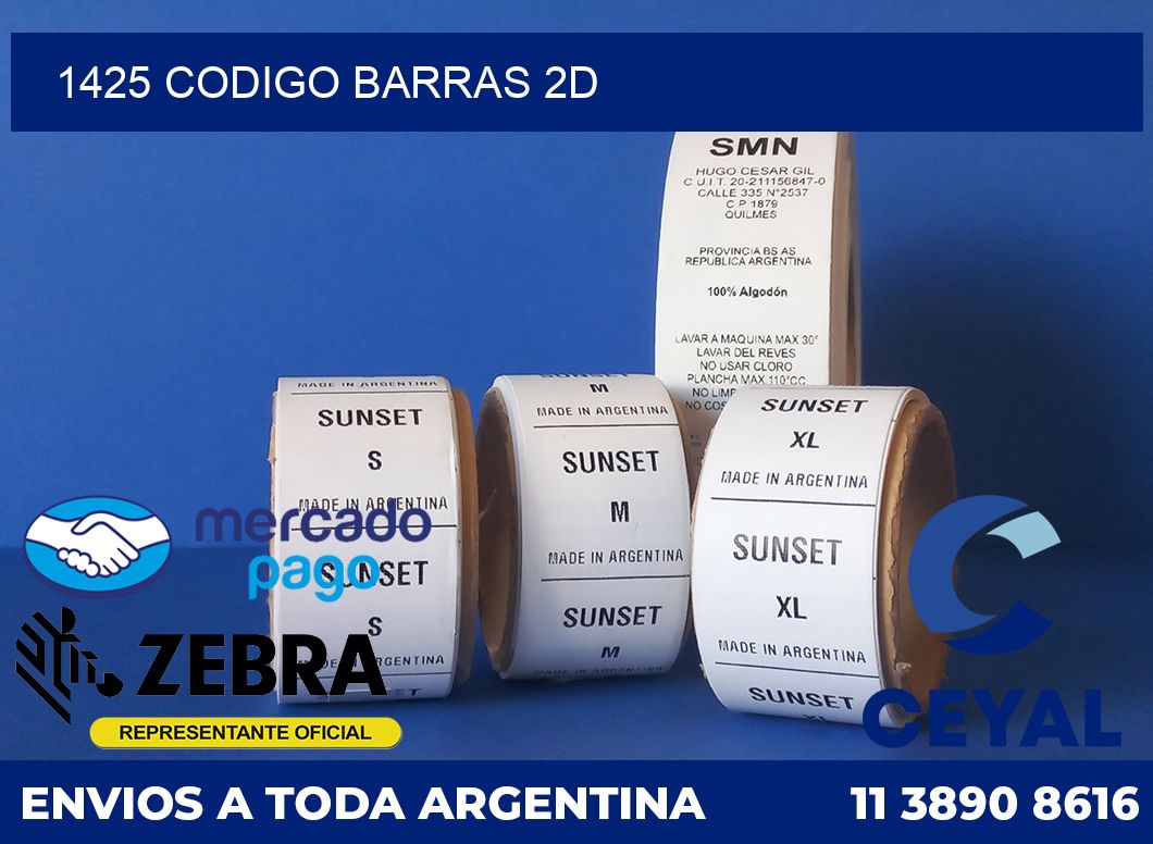 1425 CODIGO BARRAS 2D