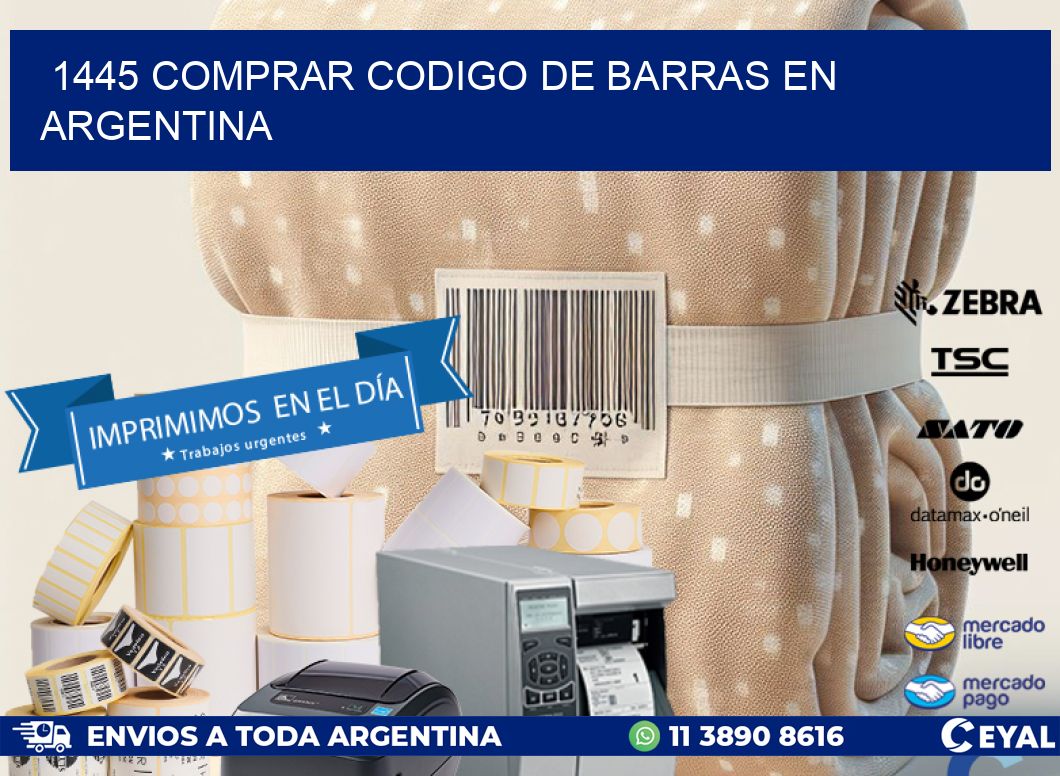 1445 Comprar Codigo de Barras en Argentina