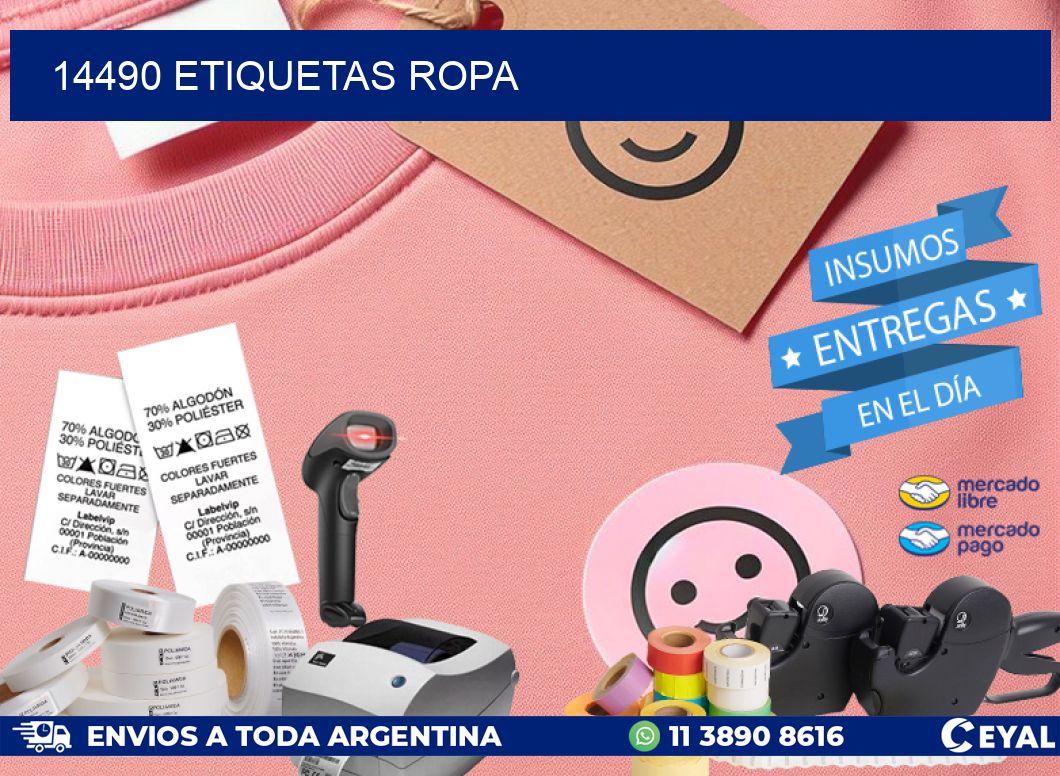14490 ETIQUETAS ROPA