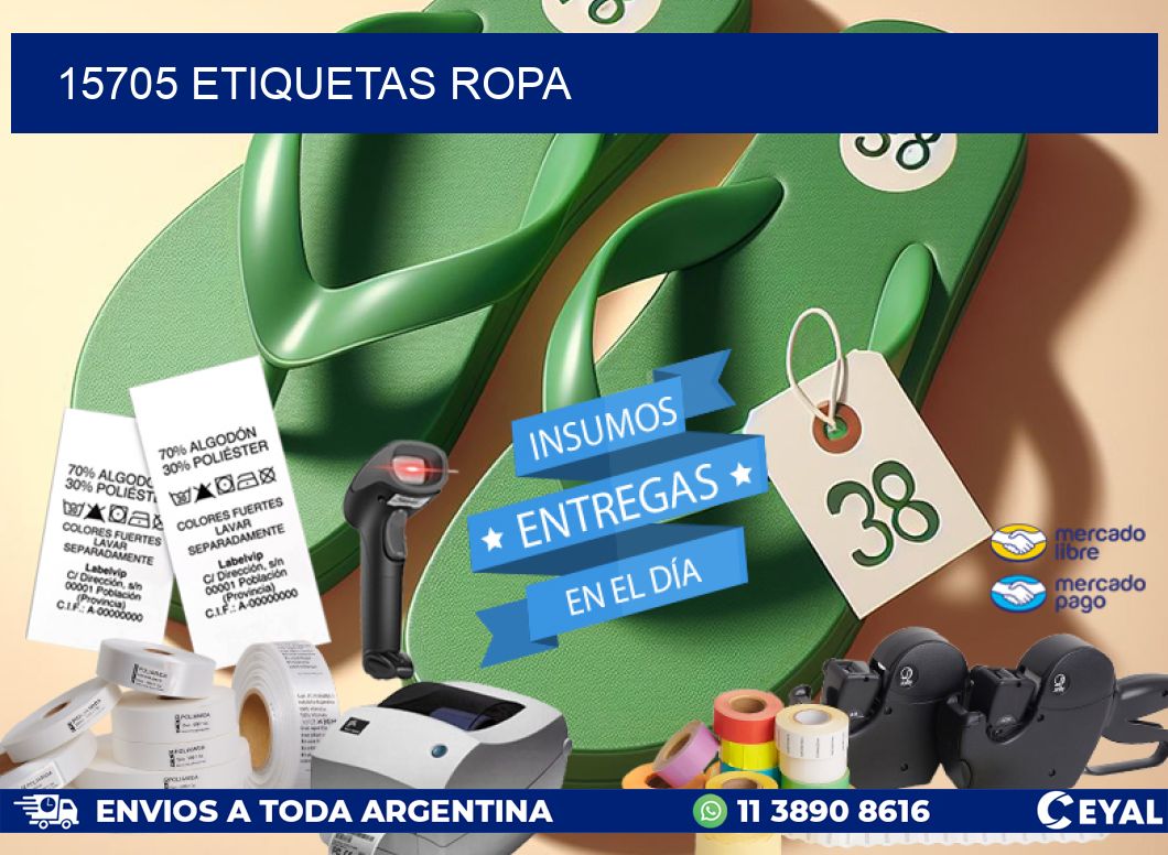 15705 ETIQUETAS ROPA
