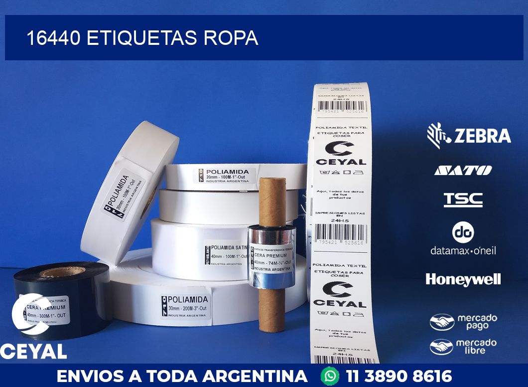 16440 ETIQUETAS ROPA